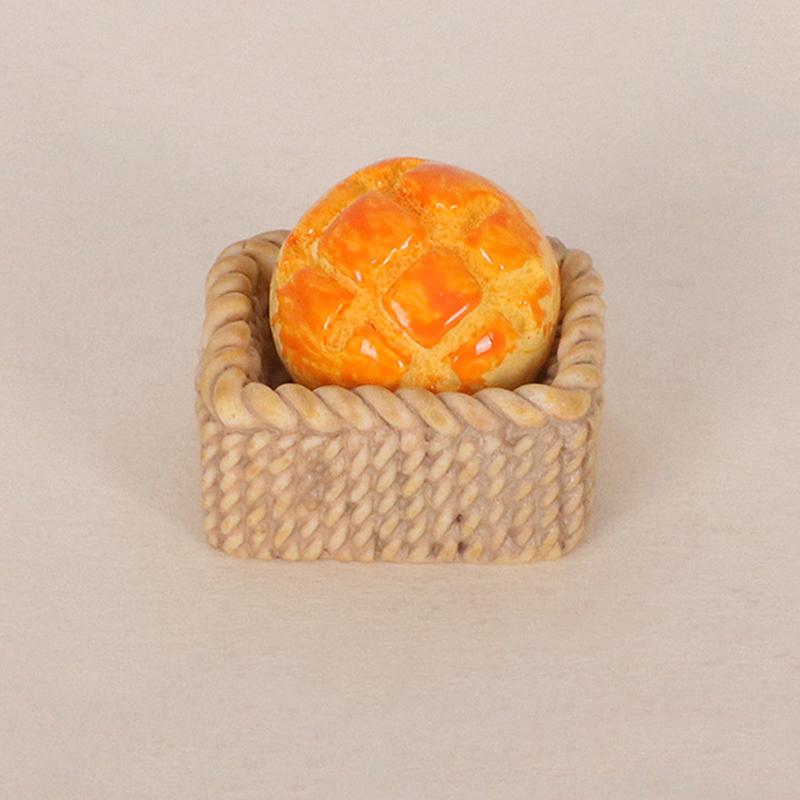 1/12 Кукольный домик Имитация хлеба с корзиной Кукольный домик Мини Кухня Украшения для еды Аксессуары для кукольного дома