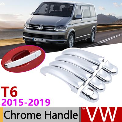 Для VW T6 Volkswagen Transporter 2015 ~ хромированная внешняя дверная ручка, автомобильные аксессуары, набор накладок, 2016 2017