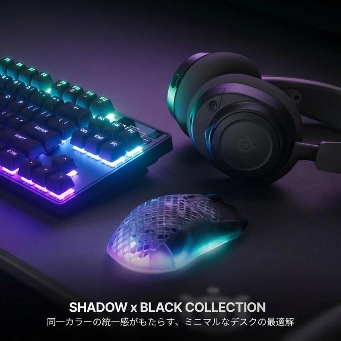 Беспроводная игровая мышь SteelSeries Aerox 3 WL Gen 2 Shadow - 2,4 ГГц/Bluetooth - Легкая, Водонепроницаемая/Пылезащищенная