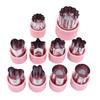 Stainless Steel Vegetable Cookie Cutter Set Multi-Shape Mold for Ravioli Pasta Fruit Carving Non-Stick BPA-Free Dishwasher Safe Essential DIY Tool
