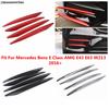 Car Accessories Front Fog Lamp Light Decoration Strip Cover Trim Exterior For Mercedes Benz E Class AMG E43 E63 W213 2016 -