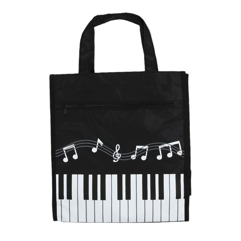 Портативная книжная канцелярская сумка для карандашей, сумка с нотами для фортепиано, сумка-тоут из Оксфорда большой вместимости, женская ручная сумка для покупок и дорожный набор