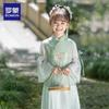 Luomeng Girls' New Chinese Style Hanfu Skirt Set