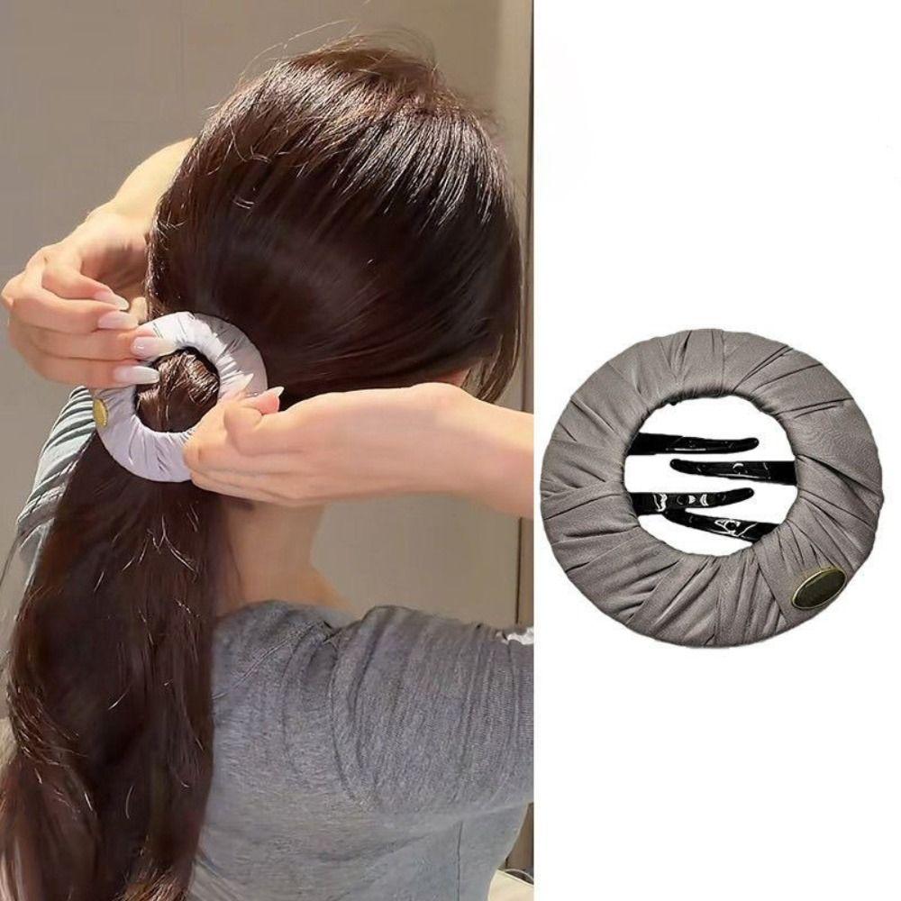 Hair Accessories Hair Clip Round Shape Flexible Hair Clip Soft Clips for Lying Down and Driving