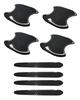 Car Door Handle Protector for Suzuki Spacia 3rd Generation MK94S 2023~ Spacia Base MK33V 2022~ Black