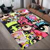 Powerpuff Girls Cute Area Rug, Powerpuff Girls Fan Cozy Carpet, Great Gift.chl