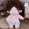 20cm Doll Pajamas Suit Cartoon Animal Star Mini Blouse Pants Set Doll Clothes  Cotton Stuffed Doll