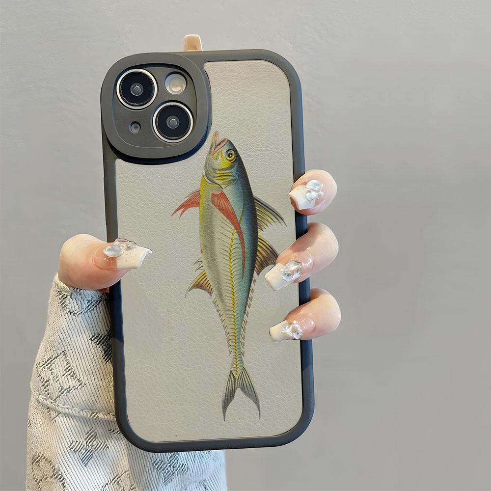 Carp Fishing Fish Phone Case For Man IPhone 16 14 13 11 12 Pro Max Mini X XR XS 8 Plus Mini Lambskin Silicone Shell Cover