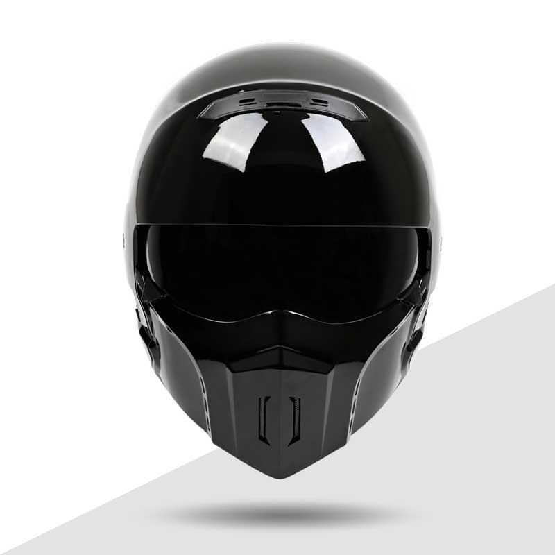 Мотошлемы Scorpion Full Face, одобренные DOT, с черным визором, для мужчин, со съемной защитой, модульные шлемы, больших размеров 3XL 4XL