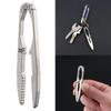 Emergency Titanium Zinc Zinc Alloy Tweezer Portable Outdoor Tool Keychains Pocket Tool Travel