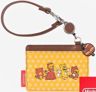 Кошелек для проездного Super Mario с катушкой, эксклюзивный товар из Nintendo Tokyo, Усиление B,