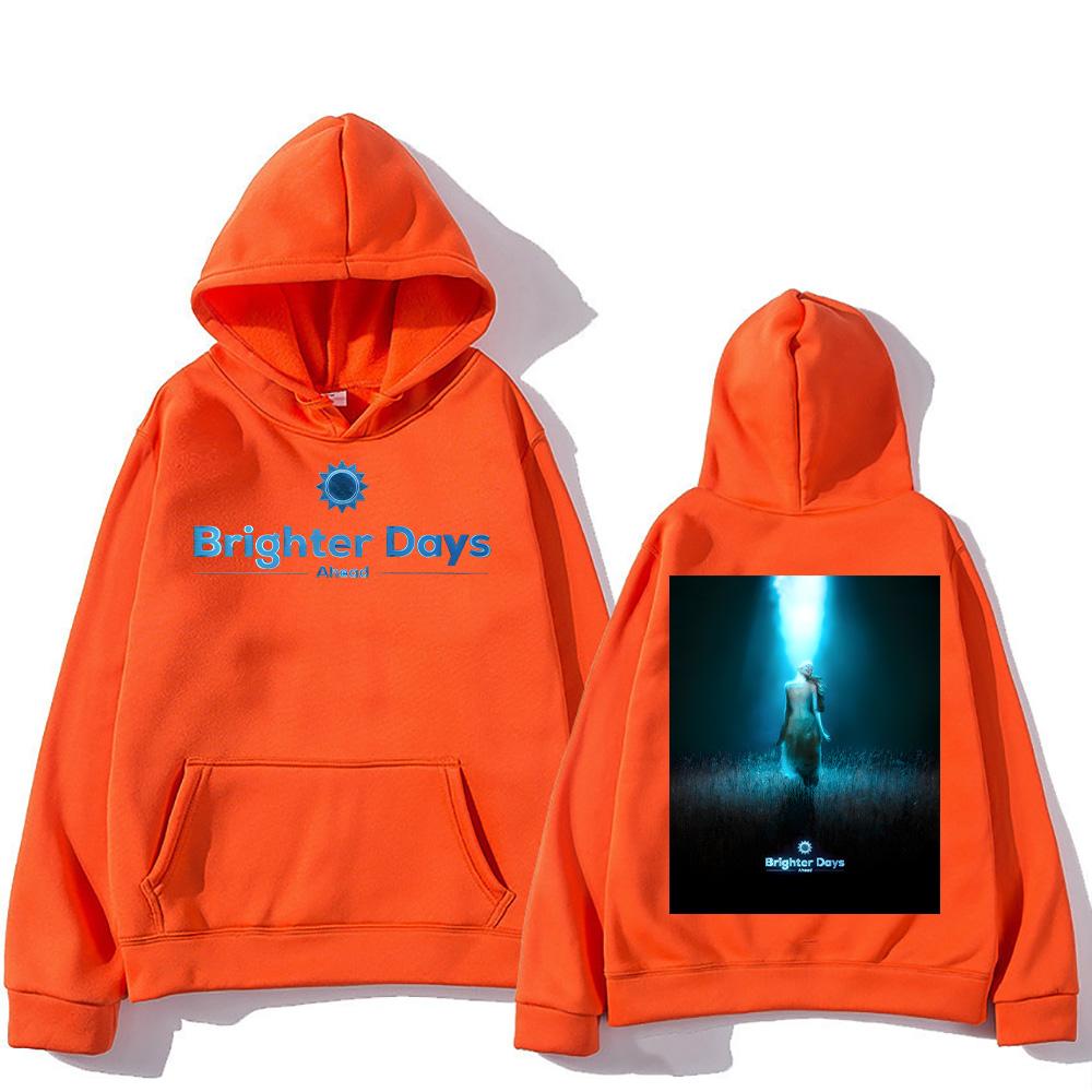Brighter Days Ahead Графический принт Толстовка ArianaGrande Мода Новая эстетическая толстовка Y2K Идеальные подарки для фанатов Одежда Пуловер