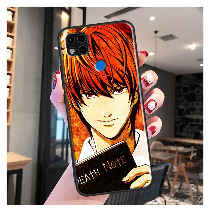 Японский аниме Death Note для Redmi 10, чехол для Xiaomi Redmi Note 11 Pro 8 9 10 Pro 8T 9S 10S 9A 9C 9T, чехол Fundas