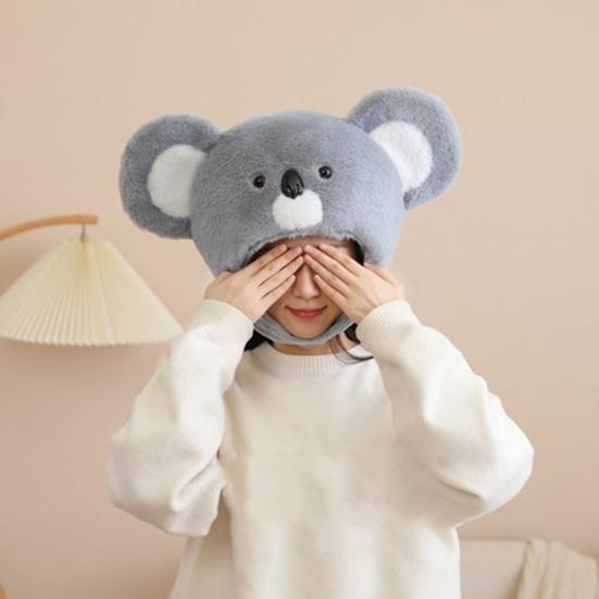 Повязка на голову Коала Мягкий плюшевый головной убор для Хэллоуин вечеринки Косплей Фото реквизит Милый аксессуар для костюма коалы
