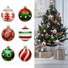 30PCS New Plastic Christmas Balls 6cm DIY Gifts Christmas Tree Ball Ornaments Multicolor Party Supplies New Year