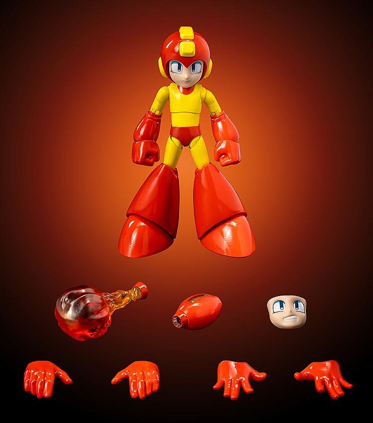MDLX Mega Man Firestorm ABS PVC POM Metal Magnetic Painted Movable Figure Non-Scale & & & Die-Cast &