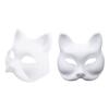 Маска-полумаска Маскарадная маска Маска для Хэллоуина Маска лисы Маска кошки Сделай сам