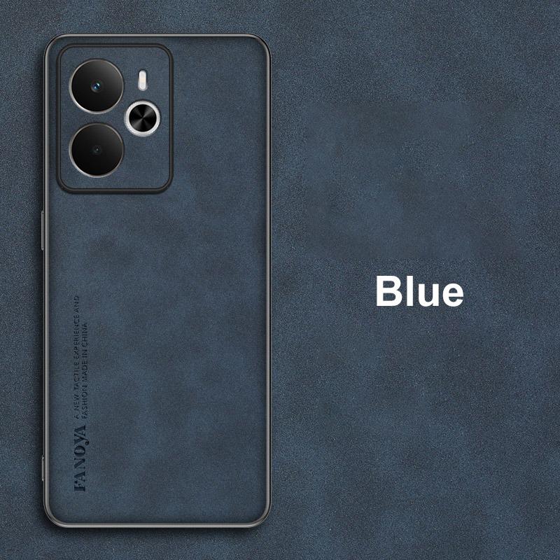 Для Realme 14 5G Чехол Роскошный Чехол для Телефона из ПУ Кожи Для Realme14 5G Задняя Крышка Матовый Силиконовый Ударопрочный Полная Защита Чехол