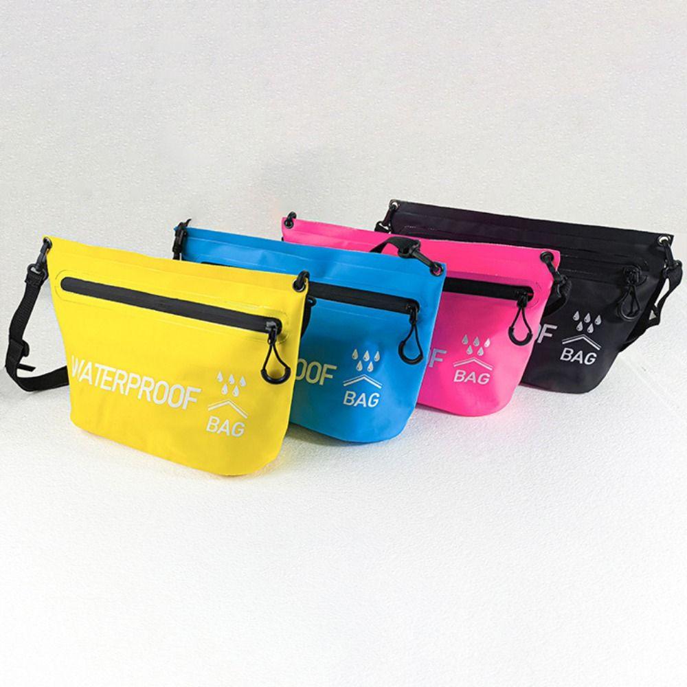 Splash Water Resistant Travel Waterproof Zipper Handbag Zipper Closure Waterproof Dry Bag Swimming