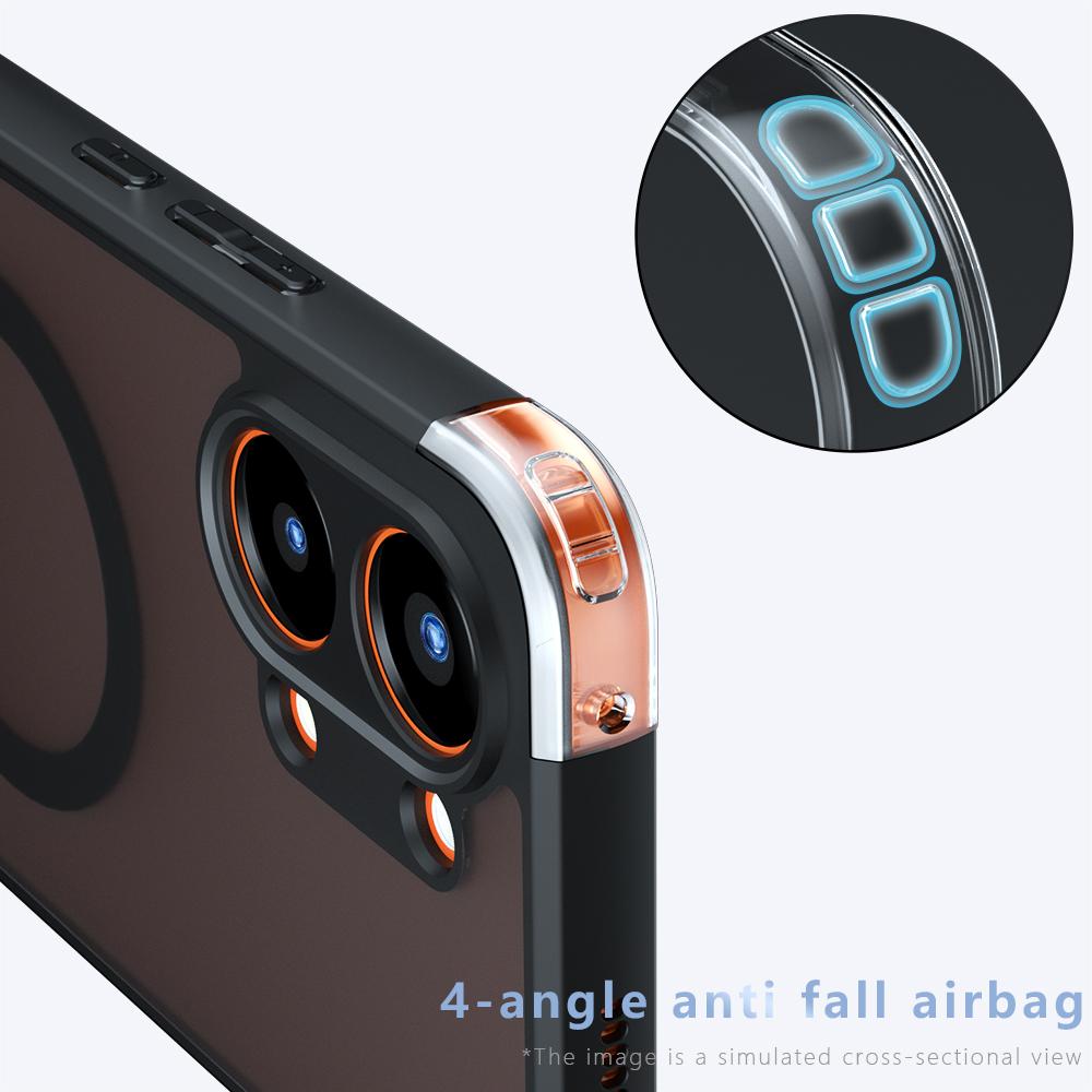 Чехол для Poco X8 Pro Max, приятный для кожи, магнитный, матовый, frosted (матово-прозрачный), с подушкой безопасности, ударопрочный, не желтеющий, защита от отпечатков пальцев