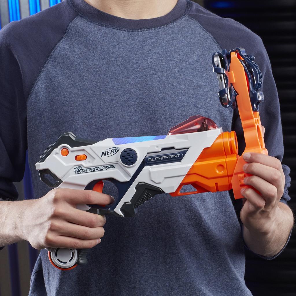 Hasbro Nerf Laser Ops Pro Alpha Point E2280 Оригинальный продукт, оснащенный технологией LASER TAG®