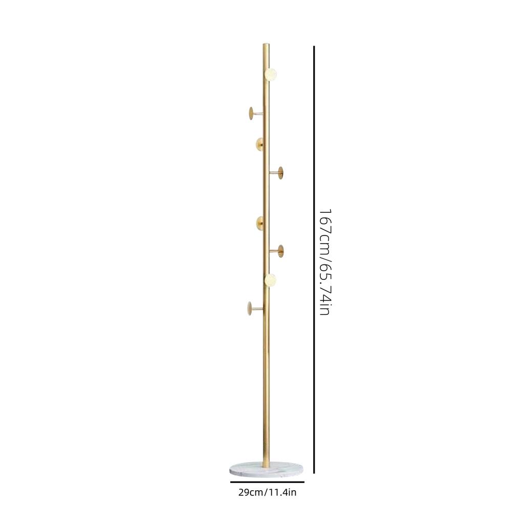 Легкая роскошная вешалка для одежды, вертикальная вешалка для одежды, напольная вешалка для одежды для спальни, дома, вешалка для одежды из металла, не занимает места для хранения