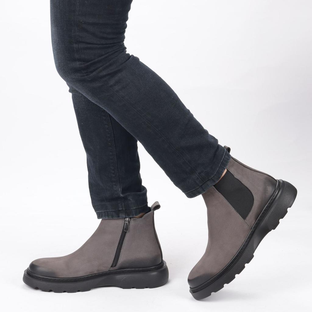 Men's Genuine Leather Eva Sole Lightweight Design Casual Boots