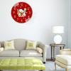 Lucky Household Wall Clocks Cute Living Room Clock Silent Wall Clock for 8-Inch Home Decoration