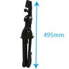 Kikutani Short Boom Microphone Compatible with Straight Includes Microphone Holder and Carrying Black MS-206B Stand, Stands, Bag,