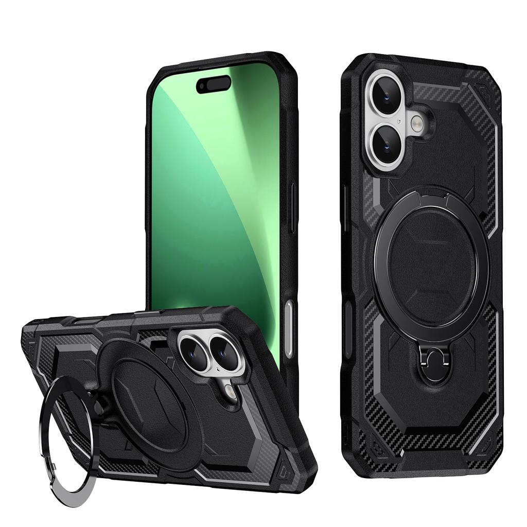 Чехол для iPhone 17, совместимый с MagSafe, подставка, чехол для телефона из ТПУ+ПК