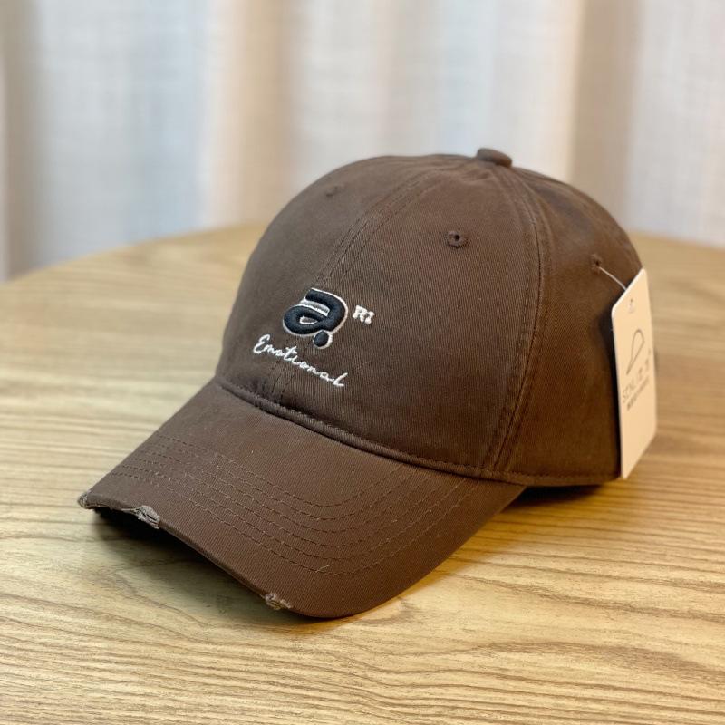 Spring And Summer Baseball Cap Women'S Embroidery Casual Versatile Face Small Sunscreen Cap Men