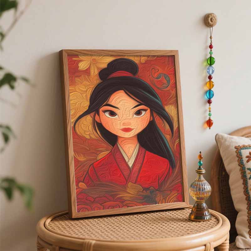 Disney Набор для рисования по номерам Мулан Мулан Арт Рисование Холст Сделай сам Картина Домашний Декор Disney Мулан Набор для рисования по номерам Мулан Арт Холст 130
