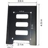 Крепление для SSD HDD 2.5 на 3.5 Адаптер для жесткого диска (2 шт.) (черный)