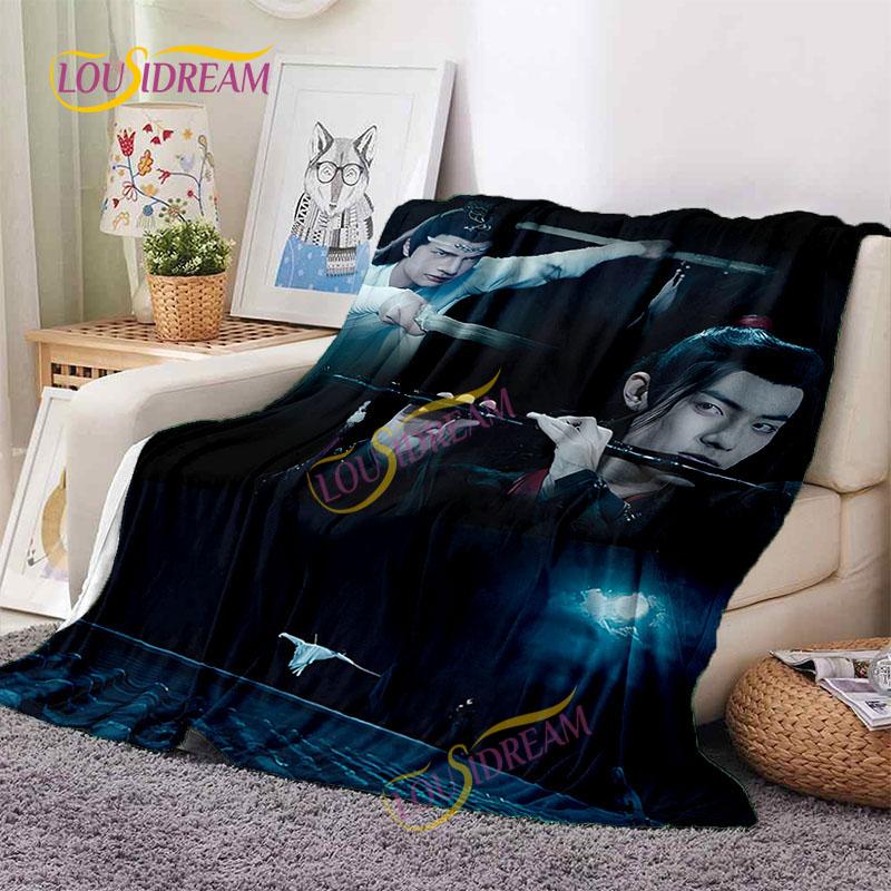 The Untamed Flannel Throwing Blanket Sofa Bed Home Office MoDaoZuShi Weiwuxian Blanket Practical Gifts for Friends and Family.