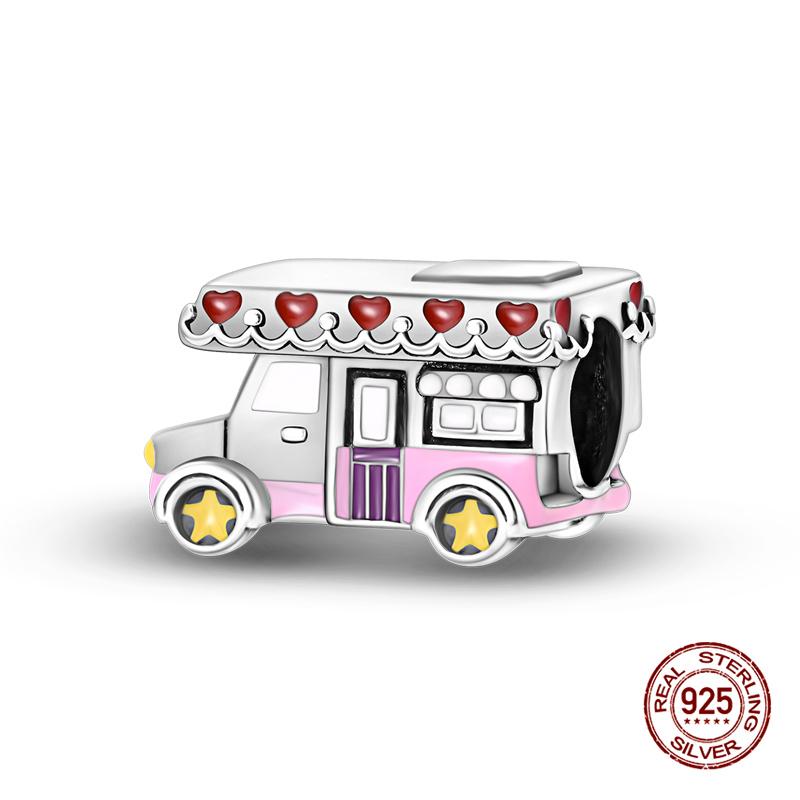 Charms Copper Off-Road Vehicle Series Charms Beads Fit 3Mm Original Bracelet Women Pendant Bead Diy Jewelry Gifts