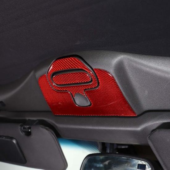 Красный карбоновый переключатель крыши кабриолета с блокировкой, накладка-стикер для Corvette C6 05-13