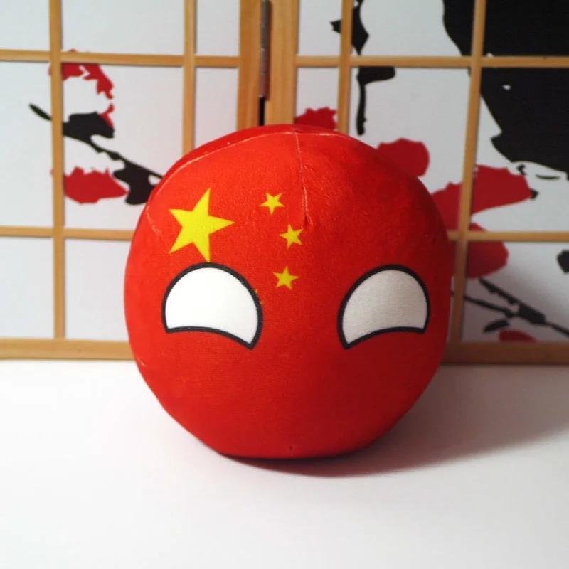 10 см Милый Countryball Polandball Плюшевые Набивные Куклы Аниме Короткие Игрушки Мини Подушка Сумка Брелок Подвеска Косплей Подарки