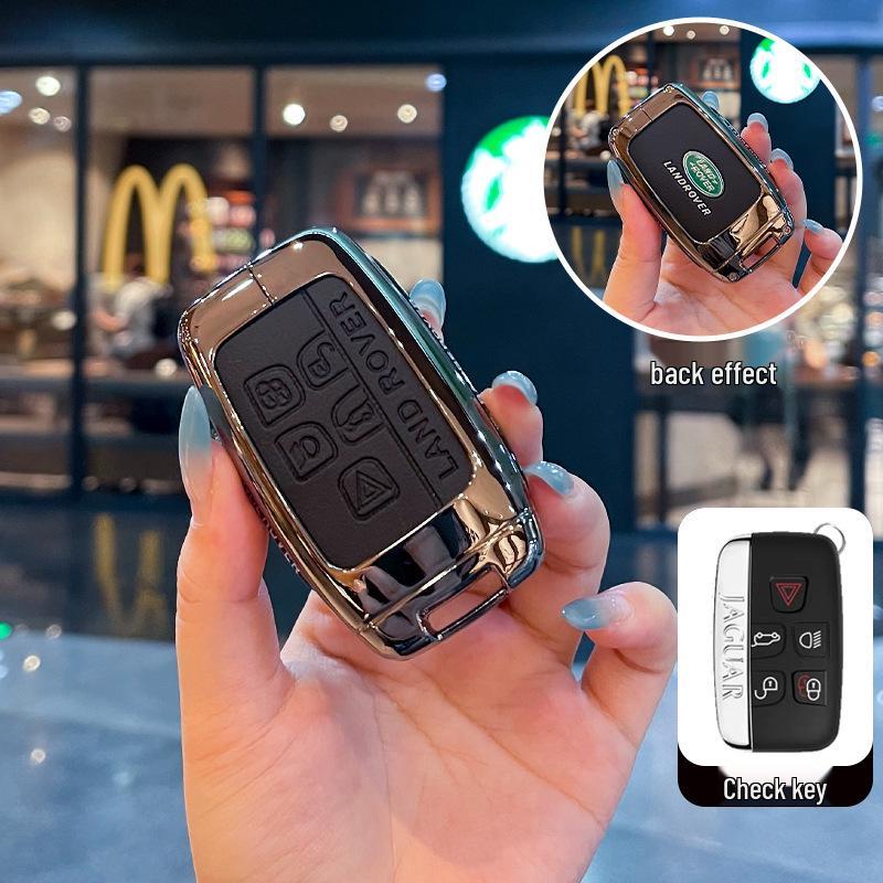 Чехол для ключа Land Rover Evoque L: Подходит для моделей Discovery 6, Range Rover Sport 5, Defender 110, Freelander и Xingmai.