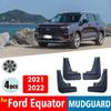 Front Rear 4pcs Mudflaps FOR Ford Equator Mudguards Fender Mud Flap Guard Splash Car Accessories Auto Styline Mudguard