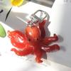 1 шт. Креативная имитация ПВХ Веселая еда и игровая модель Украшение Сумка Брелок для ключей Щупальце осьминога Брелок-щупальце осьминога