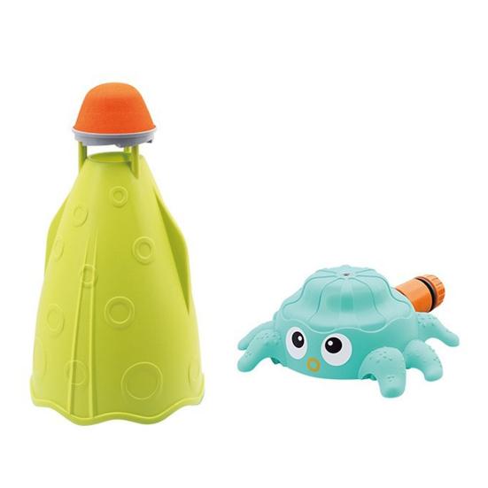 Octopus Water Spray Toy for Kids 360 Degree Rotary Spinning Rockets Sprinkler Summer Fun Water Toy for Toddlers Boys Girls