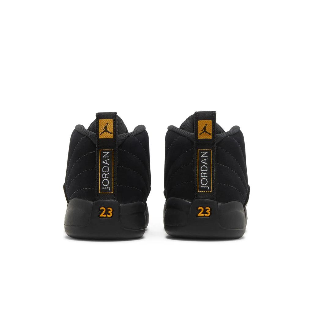 Air Jordan 12 Retro Toddler 'Black Taxi' (Unisex) Black / Taxi Toddler Shoes 850000 071
