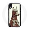 Case - Doberman - Iphone X - Flexible - Black - Shock Protection
