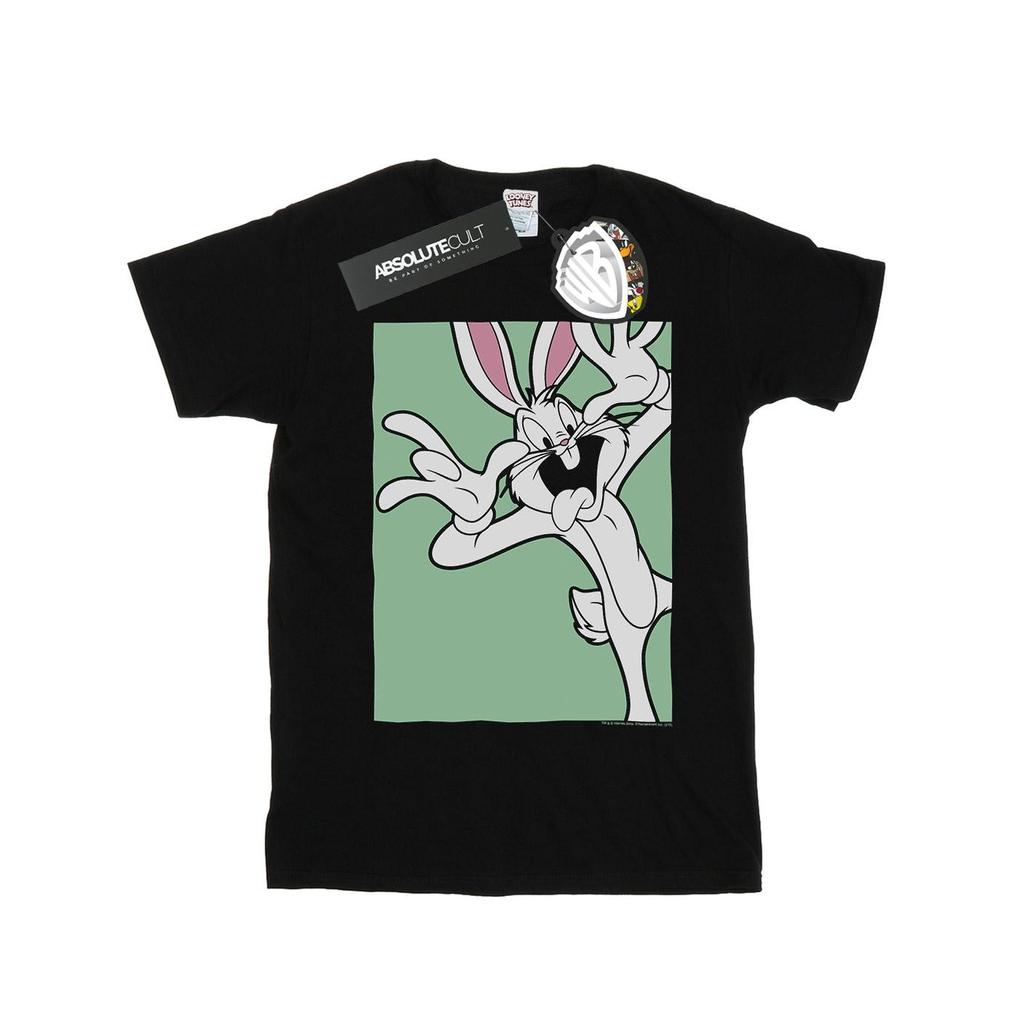 Looney Tunes Mens Bugs Bunny Funny Face T-Shirt
