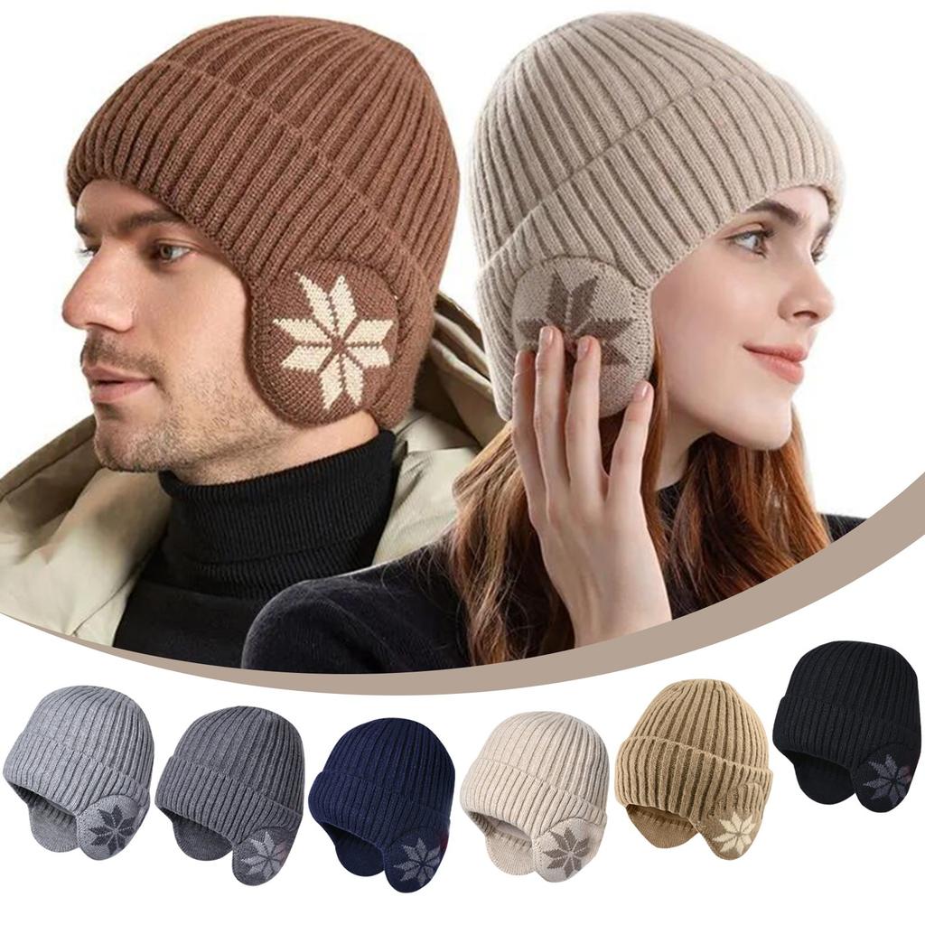 Теплая флисовая и утолщенная снежная шапка, цельный вязаный шарф, морозостойкая шерстяная шапка