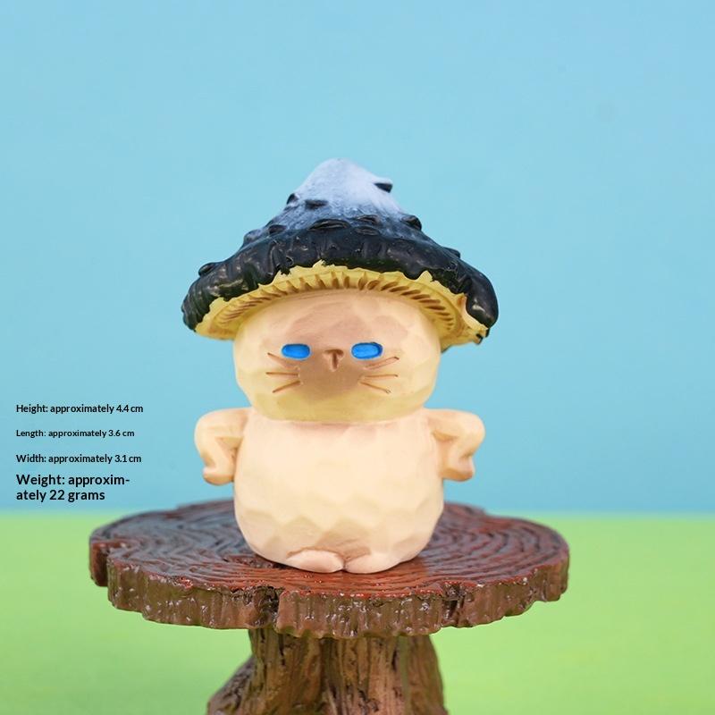 Новая мультяшная серия Fadcute Cat Pai, смоляная фигурка-украшение, премиальная текстура, праздничное украшение для дома, модель, игрушки, сюрприз