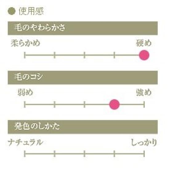 Kumano Brush Chikuhodo Genuine Foaming Brush FA Series Hair Goat Hair Hiroshima Makeup Brush (FA-3 (Red)) Material