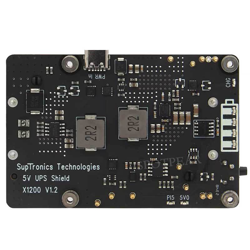 X1200 Плата расширения управления питанием ИБП для Raspberry Pi 5 Модуль источника бесперебойного питания 18650