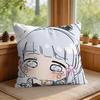 Kamizato Cute Genshin Impact Cushion Cover Square Short Plush Pillow Case Living Room Sofa Home Decor Funda X