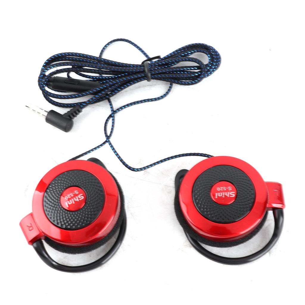 3.5mm Wired Headset Ear Hook Headset Stereo Game Sports Headphone with Mic for Phone